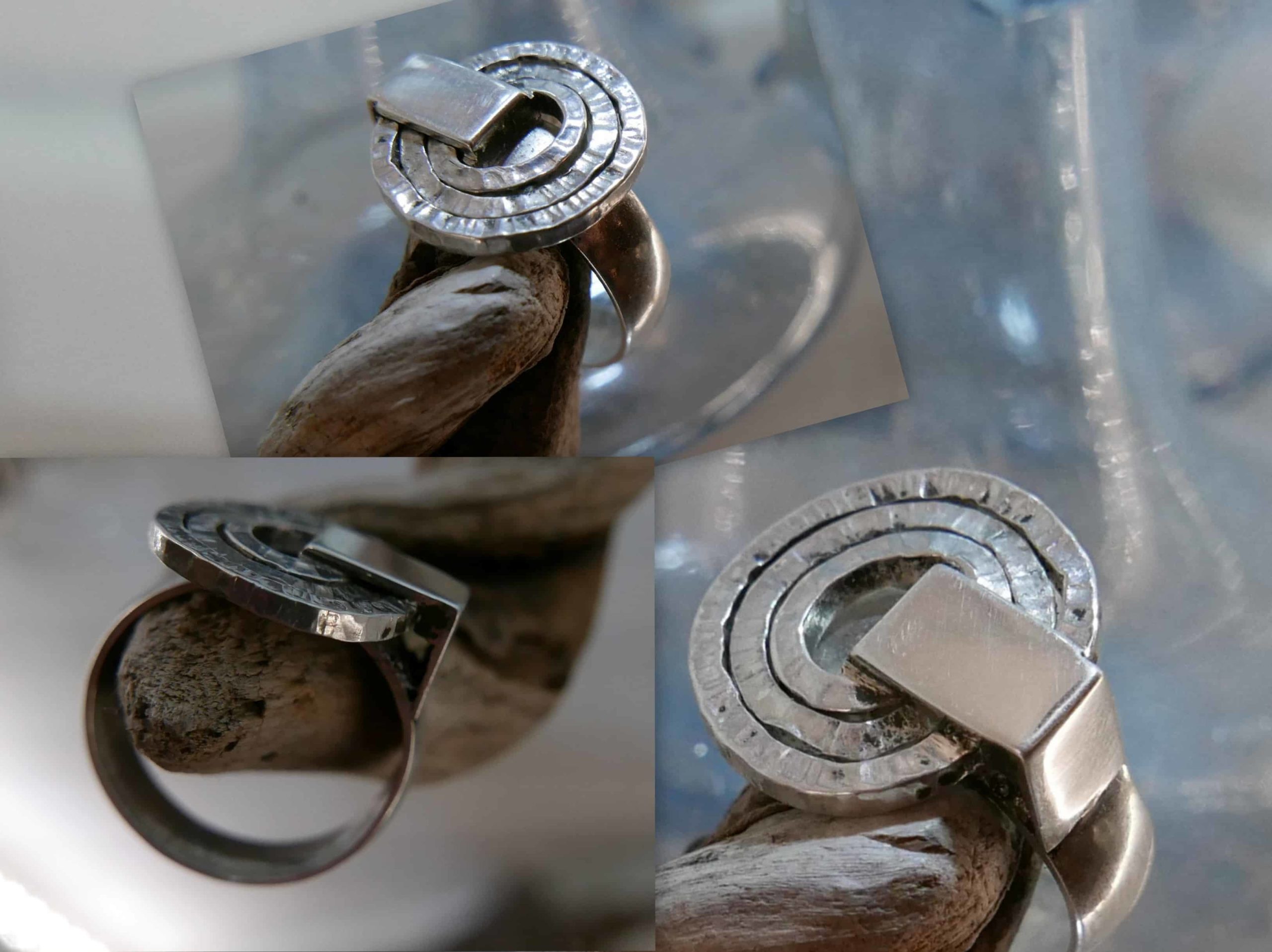 Sterling silver ring, handmade by Johan Janssen